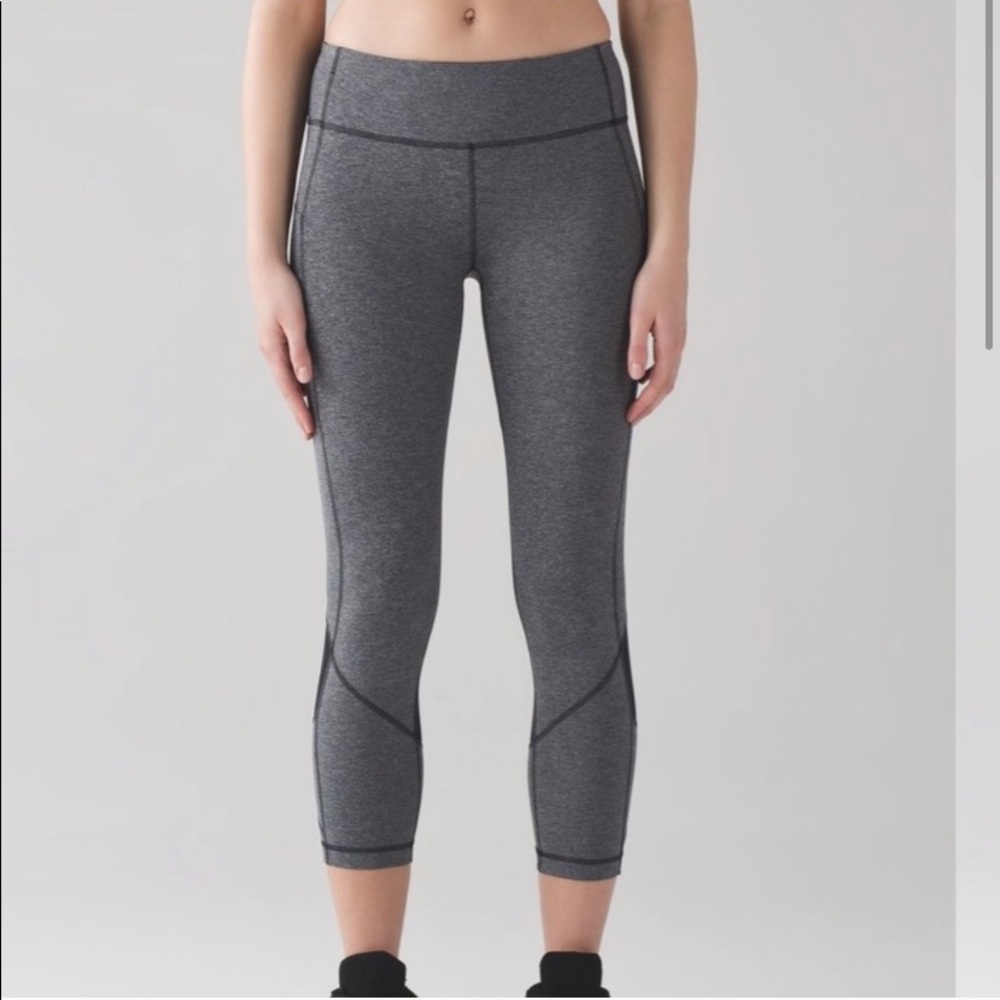 Lulu lemon pace rival leggings 22” In Gray